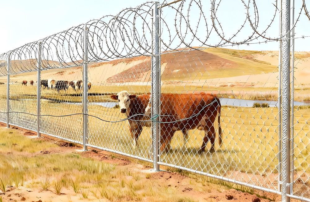 Verzinkter Draht für die Tierhaltung