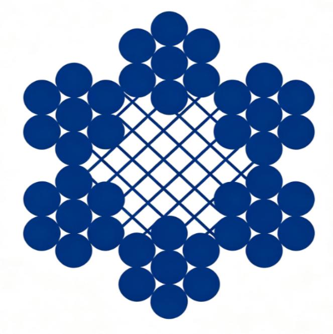 Kreuzschlag-Stahldrahtseil